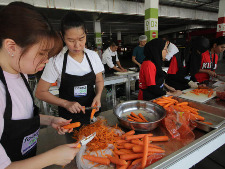 Food Aid Foundation volunteer activity