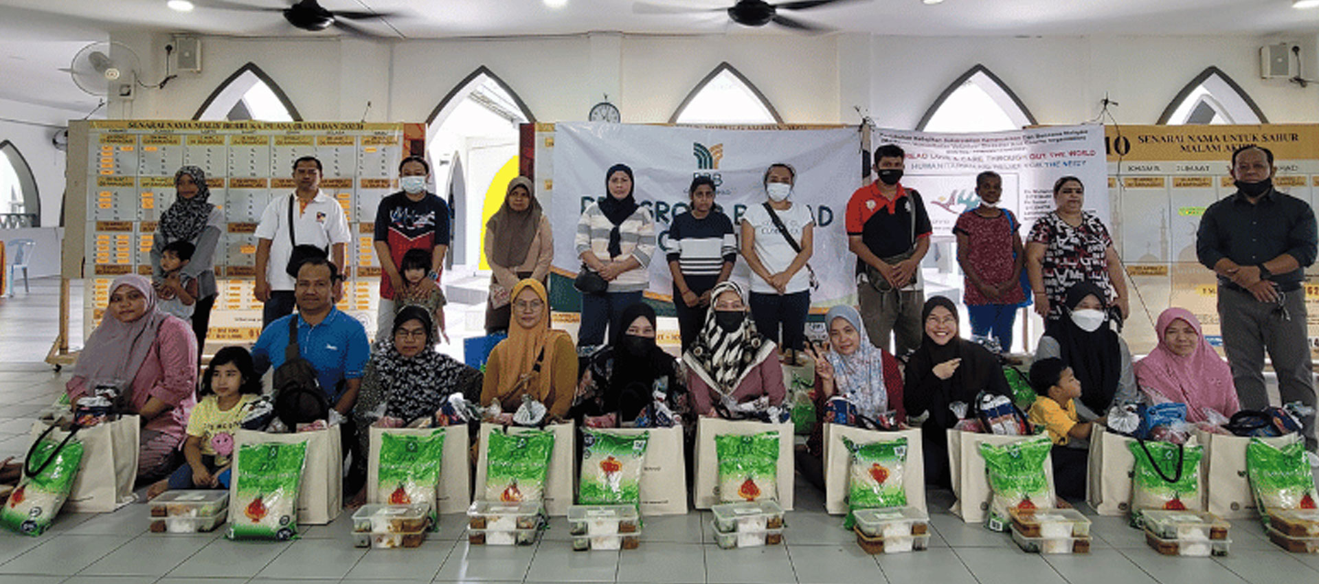 Corporate partnership and Food Aid Foundation community activity
